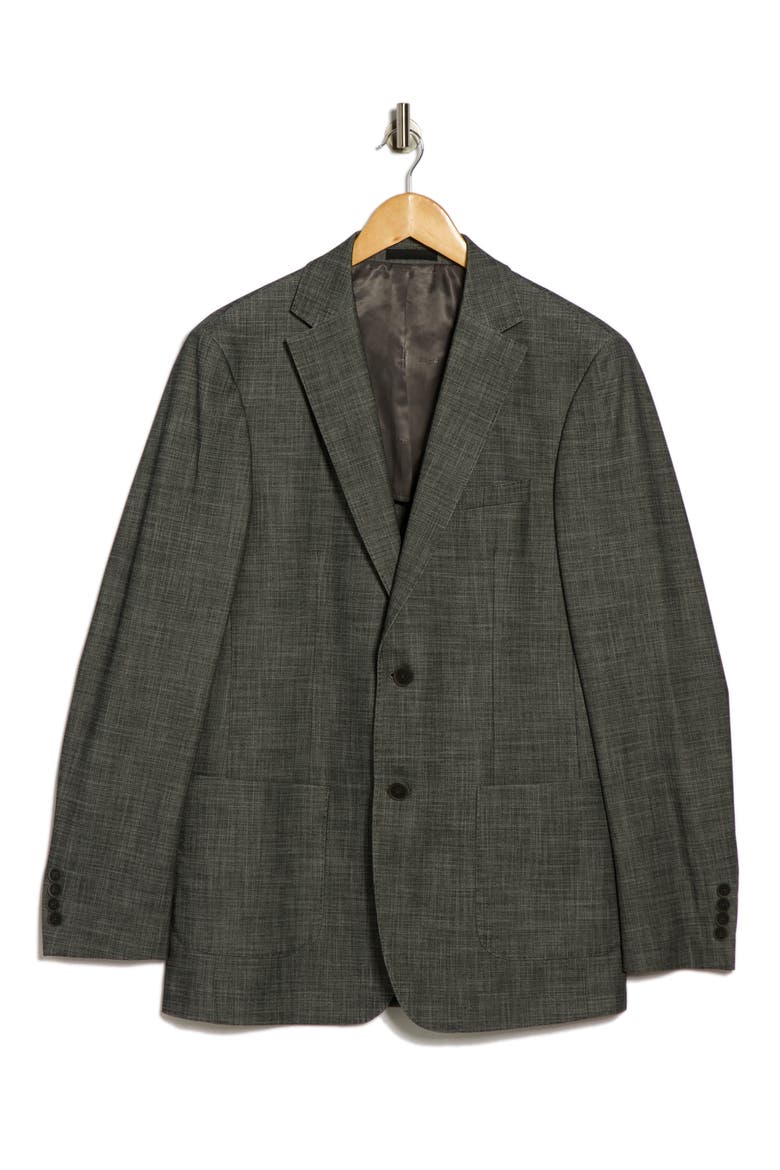 Two-Button Sport Coat, Alternate, color, DARK GREY
