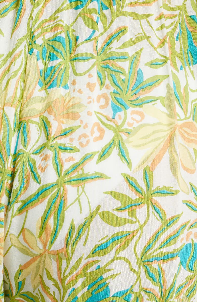 Poupette St Barth Floral Ruffle Jumpsuit, Alternate, color,