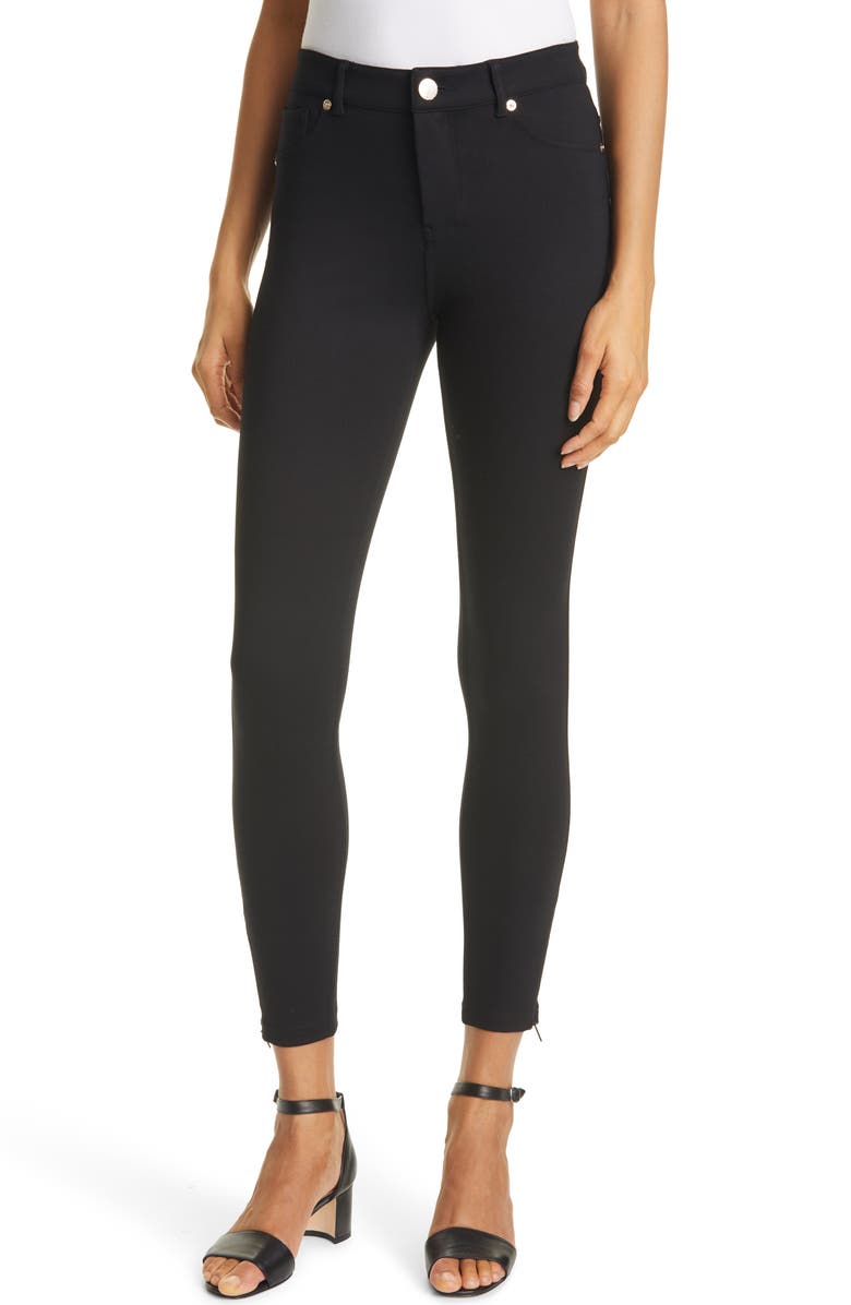 Ted Baker London Strenti Ankle Zip Ponte Skinny Pants, Main, color, 