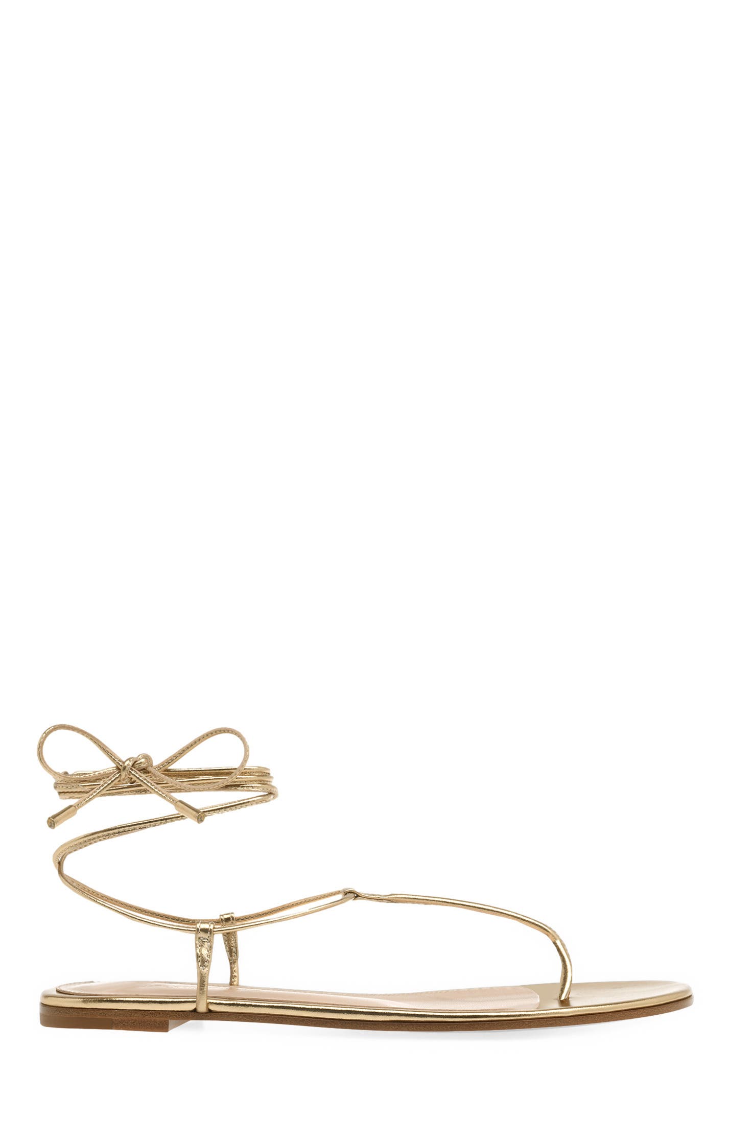 Gwyneth Flat Sandals, Main, color, Metallic Gold