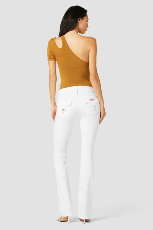Hudson Jeans Beth Mid Rise Bootcut In White