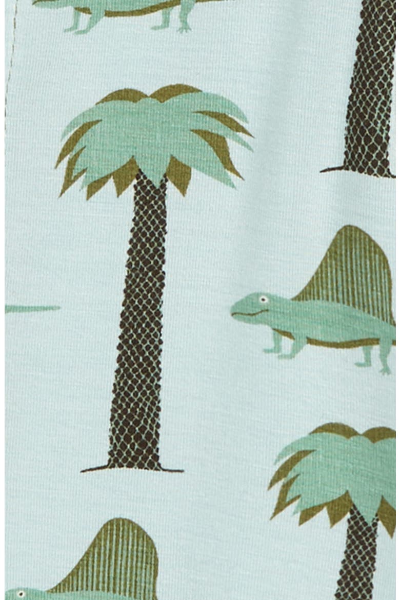 Convertible Gown & Hat Set, Alternate, color, DIMETRODON