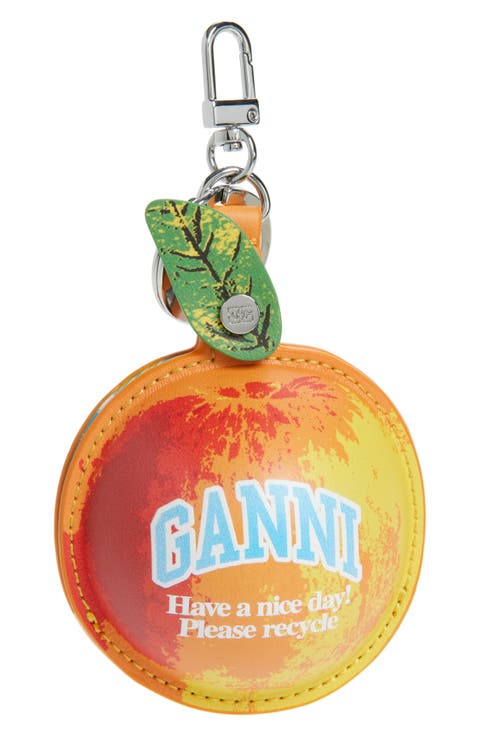 キーホルダー・キーリング Ganni Women's Kitten Keychain A5002-135 GANNI》 A5002 135 KITTEN KEYCHAIN キーリング (Ganni