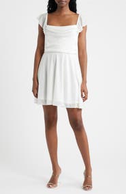 Jump Apparel Glitter Matte Jersey Dress