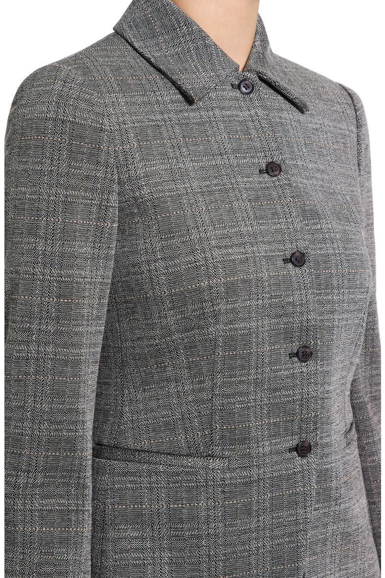 Cutaway Glen Plaid Blazer, Alternate, color, TAN MULTI