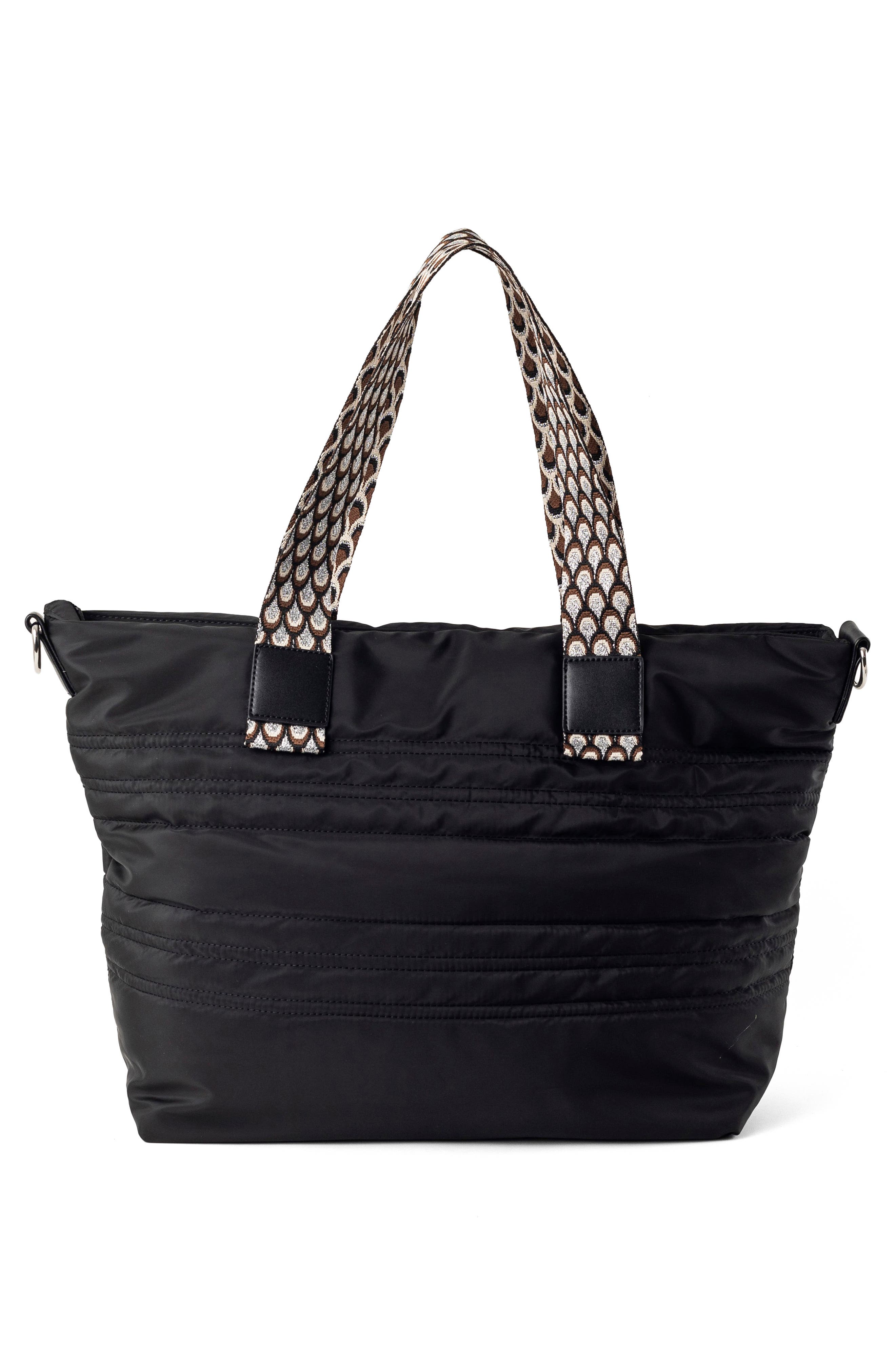 Urban Originals Hear the Music Nylon Tote, Alternate, color, Black