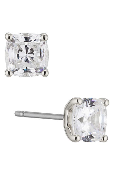 Modern Luv Small Cubic Zirconia Stud Earrings