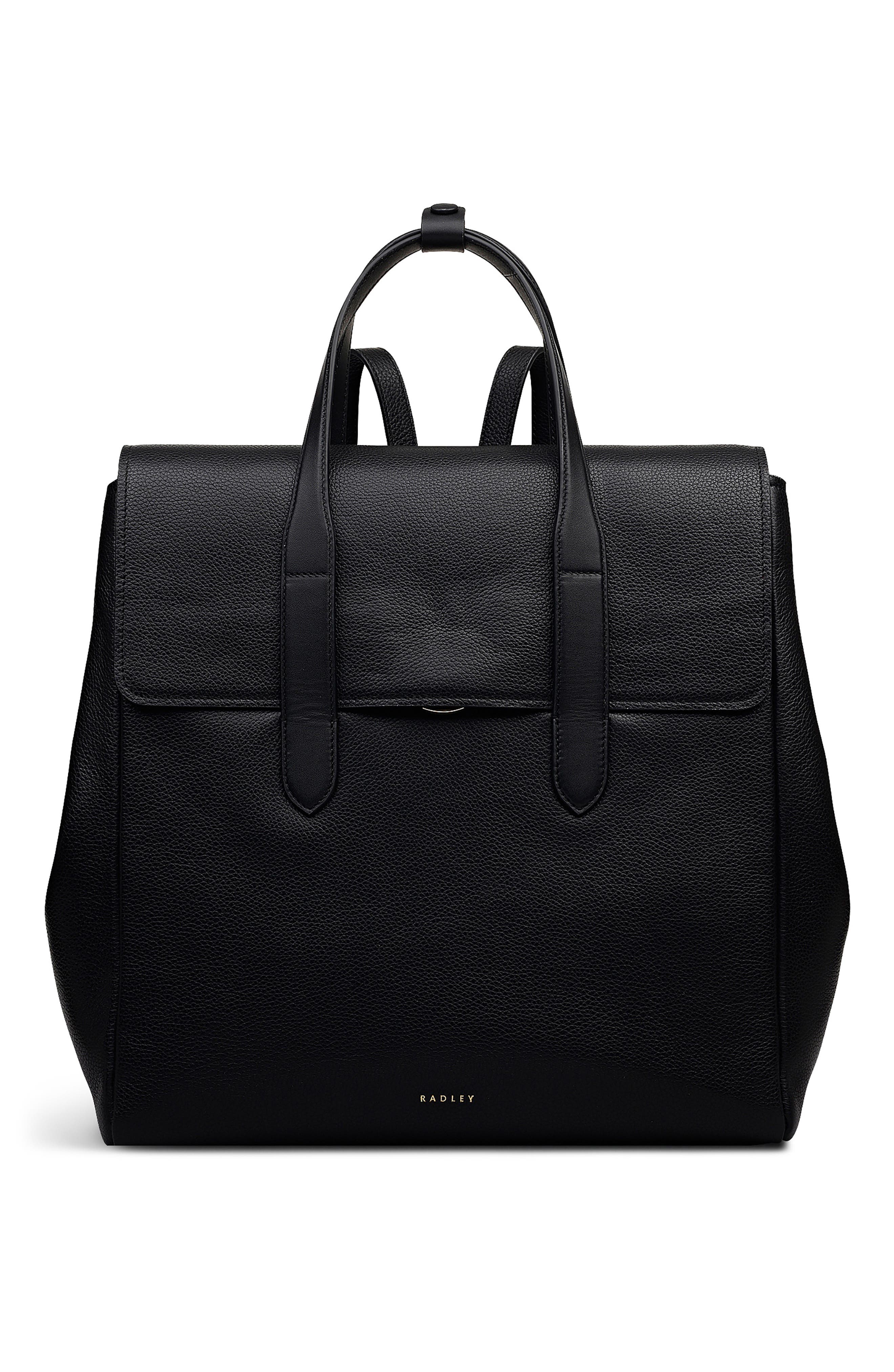 Radley Mayfair Lane Medium Flapover Leather Backpack, Alternate, color, 