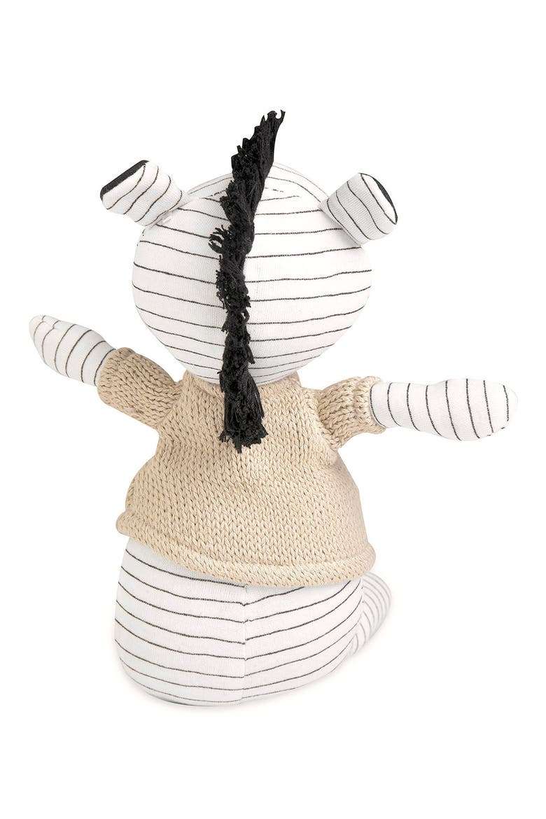 Plush Cotton Doll, Alternate, color, BLACK/ WHITE