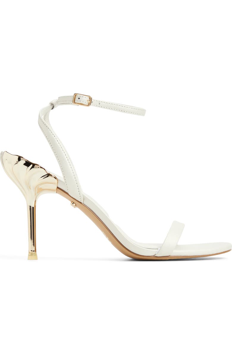 ALDO x Disney Ariel Ankle Strap Sandal, Alternate, color, White