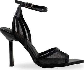 Mesh Ankle Strap Sandal