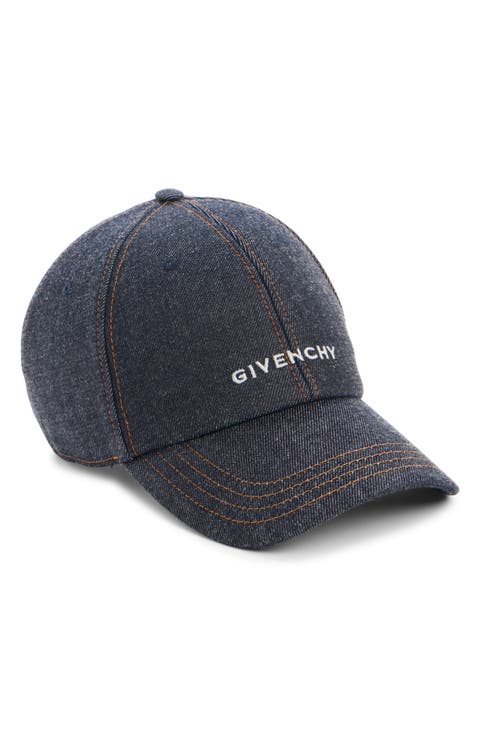 Logo Embroidered Denim Adjustable Baseball Cap