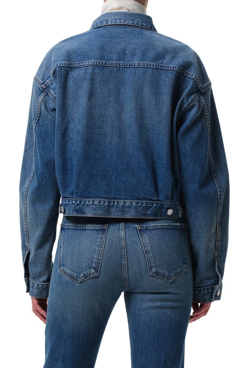 Horsebit Denim Jacket, Alternate, color, SWEETZER