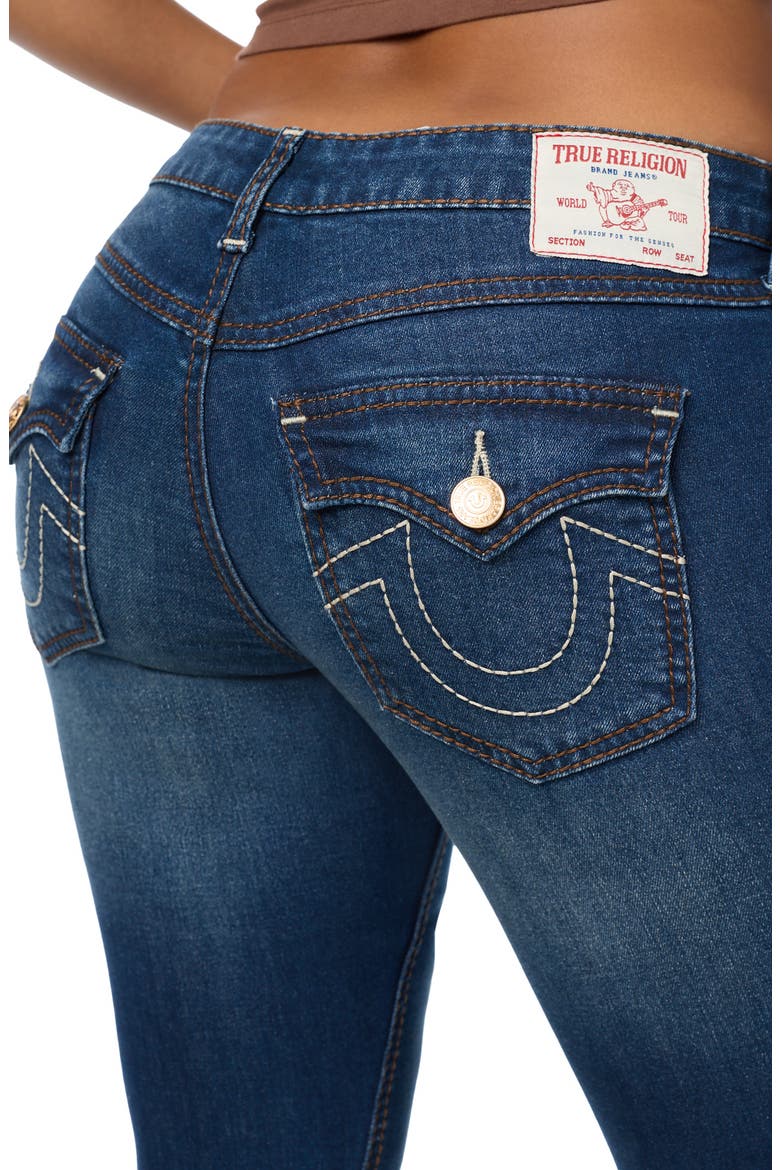 Joey Big T Low Rise Flare Jeans, Alternate, color, DARK TRUE WESTERN WASH