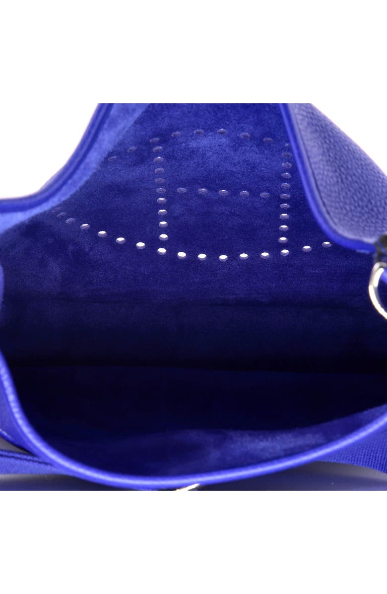 Pre-Owned Hermes Evelyne Bag Gen III Clemence PM, Alternate, color, Bleu Electrique