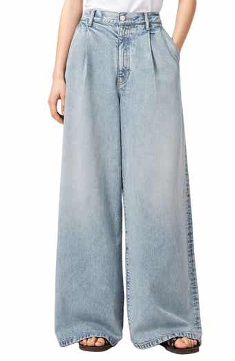 Haze Pleat Wide Leg Jeans