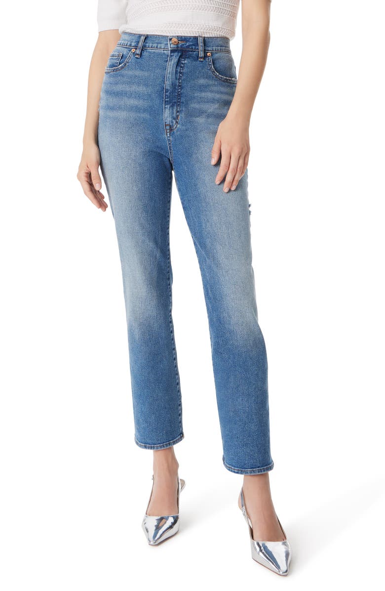 Sam Edelman High Waist Stovepipe Jeans, Main, color, 