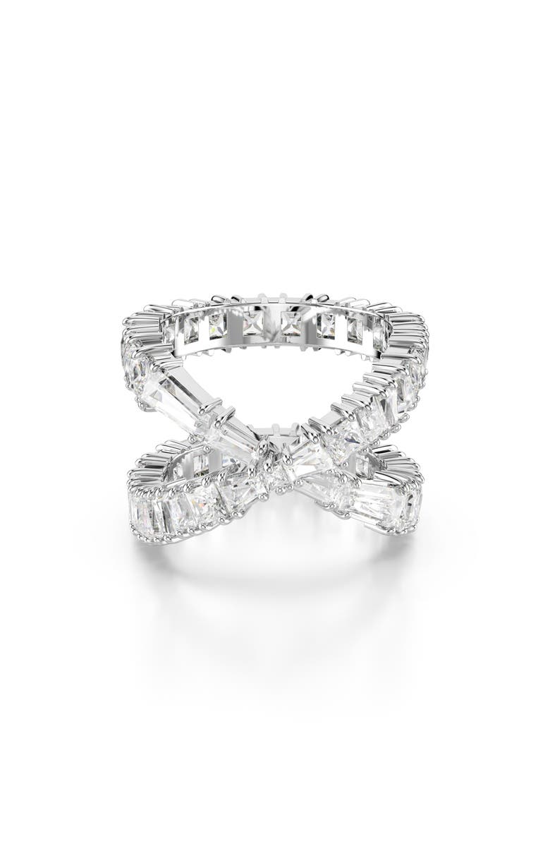 Swarovski Hyperbola Ring, Alternate, color, White