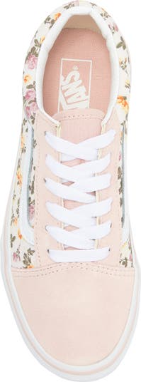 Kids' Old Skool Romantic Floral Low Top Sneaker