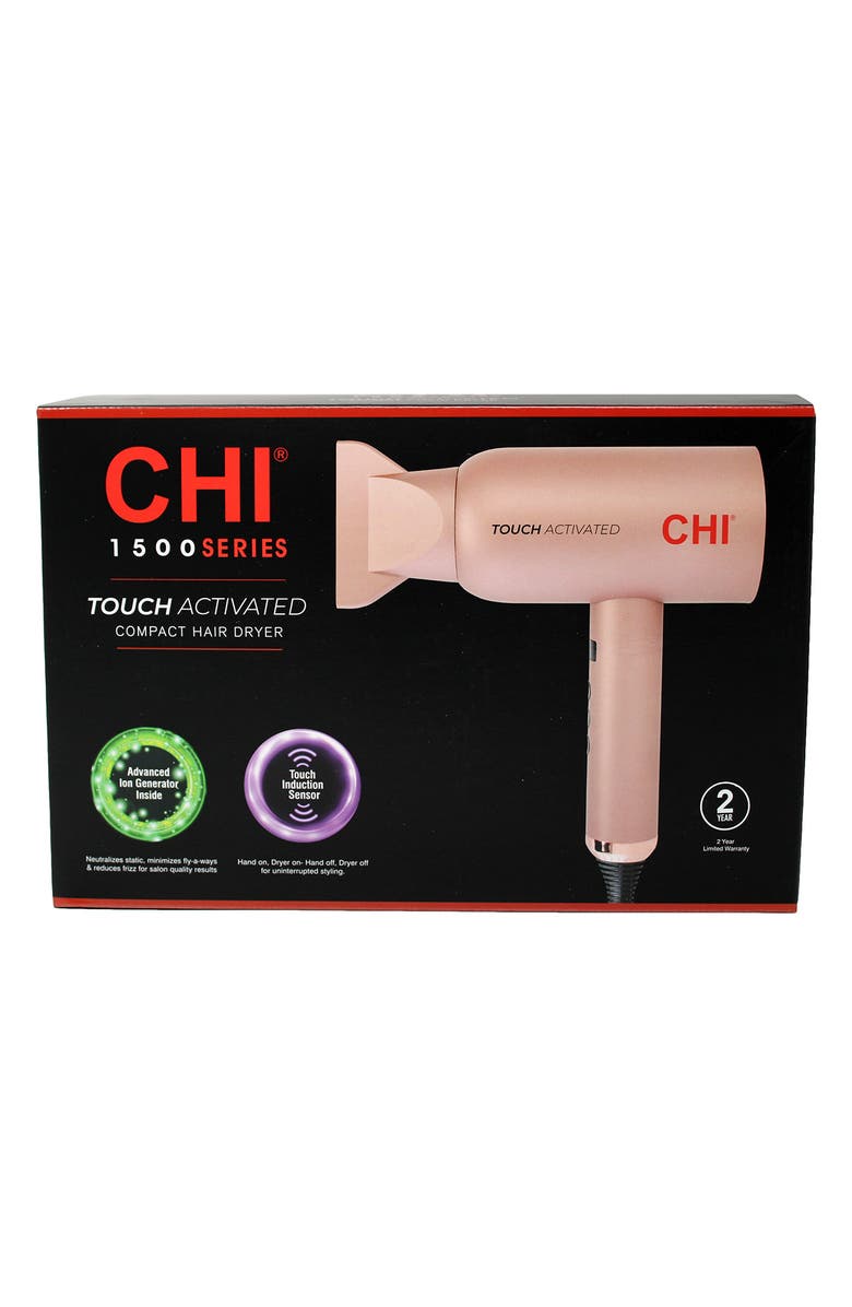 CHI Touch Activated Hair Dryer, Alternate, color, 