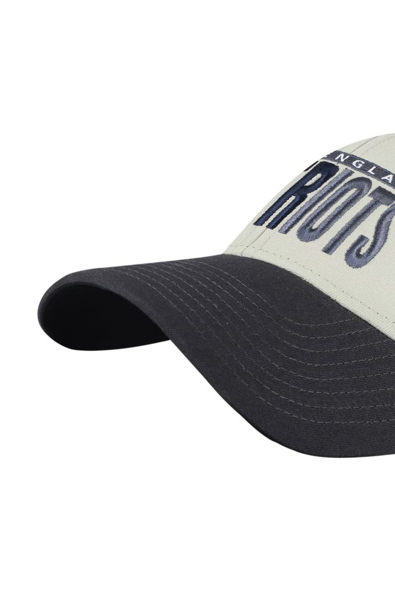 Men's '47  Gray/Black New England Patriots Half Block Text MVP Adjustable Hat, Alternate, color, Gray
