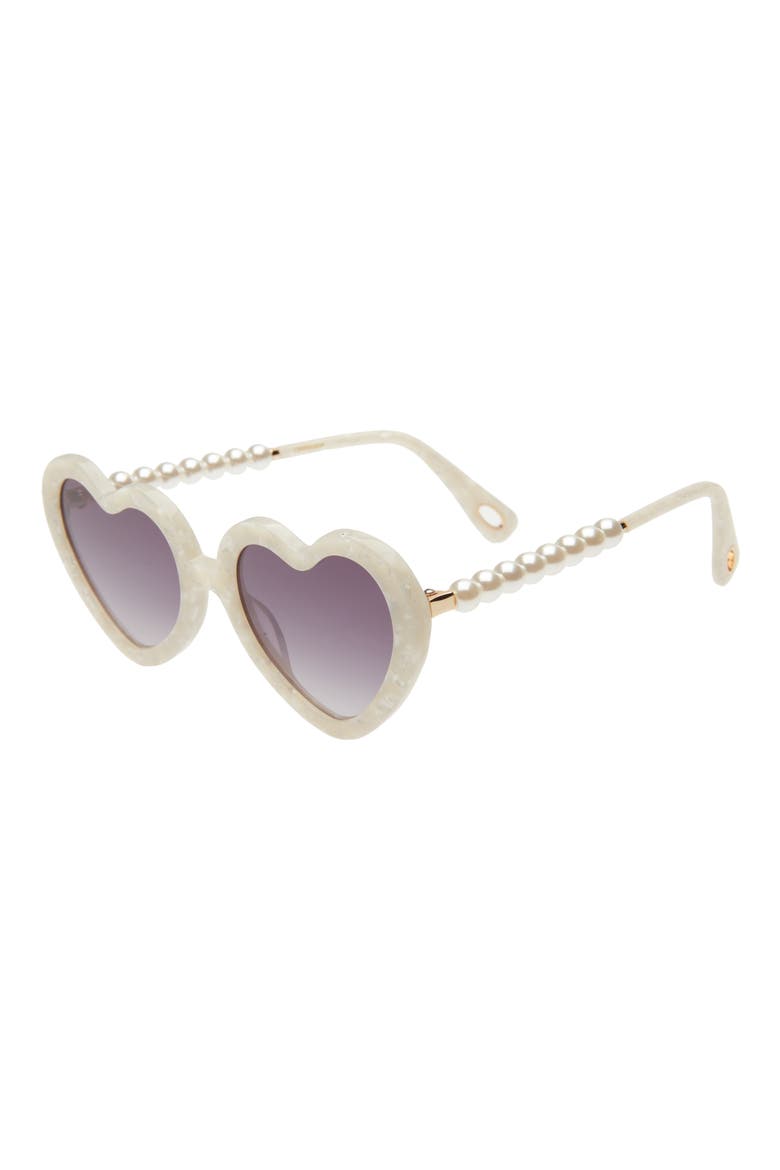 Sweetheart Sunglasses, Alternate, color, MOTHER OF PEARL