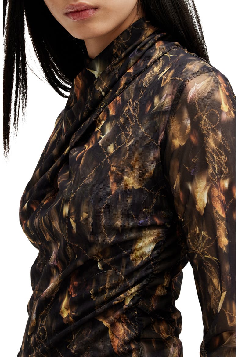 Tia Long Sleeve Mesh Top, Alternate, color, KATERI HAZEL BROWN