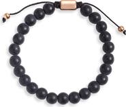 CLIFTON WILSON Men's Tiger's Eye Beaded Bracelet