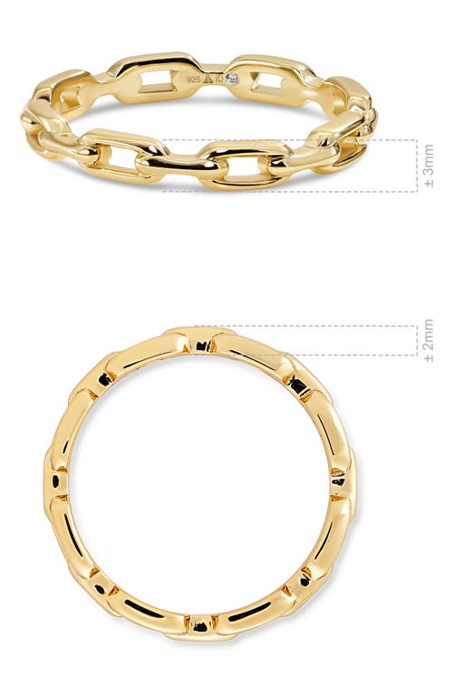 Devata Cable Link Ring In Gold