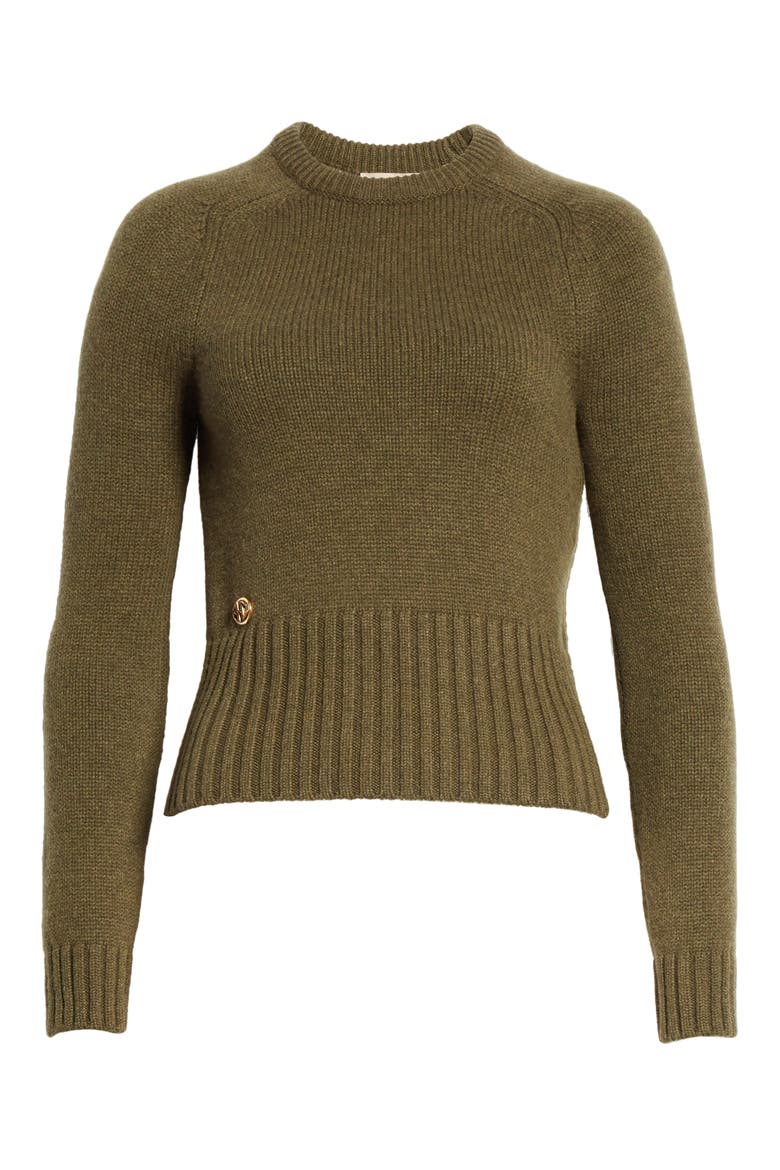 Logo Monogram Cashmere Sweater, Alternate, color, SPRUCE