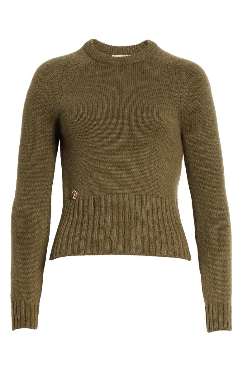 Michael Kors Collection Logo Monogram Cashmere Sweater, Alternate, color, 