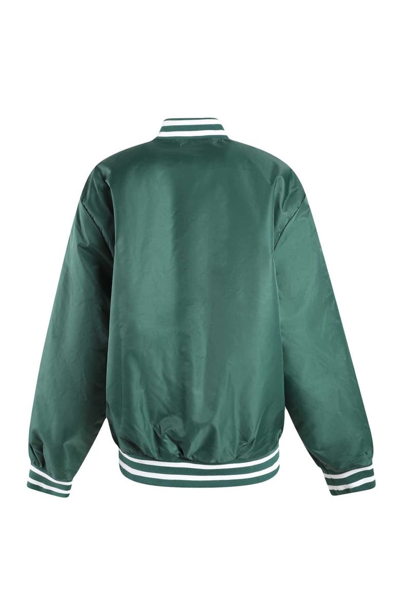 Hype and Vice Women's Hype and Vice Green Michigan State Spartans A-Game Varsity Full-Snap Jacket, Alternate, color, 