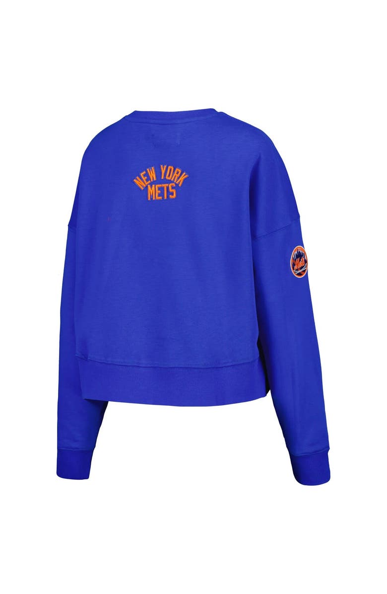 PRO STANDARD Women's Pro Standard Royal New York Mets Painted Sky Pullover Sweatshirt, Alternate, color, 