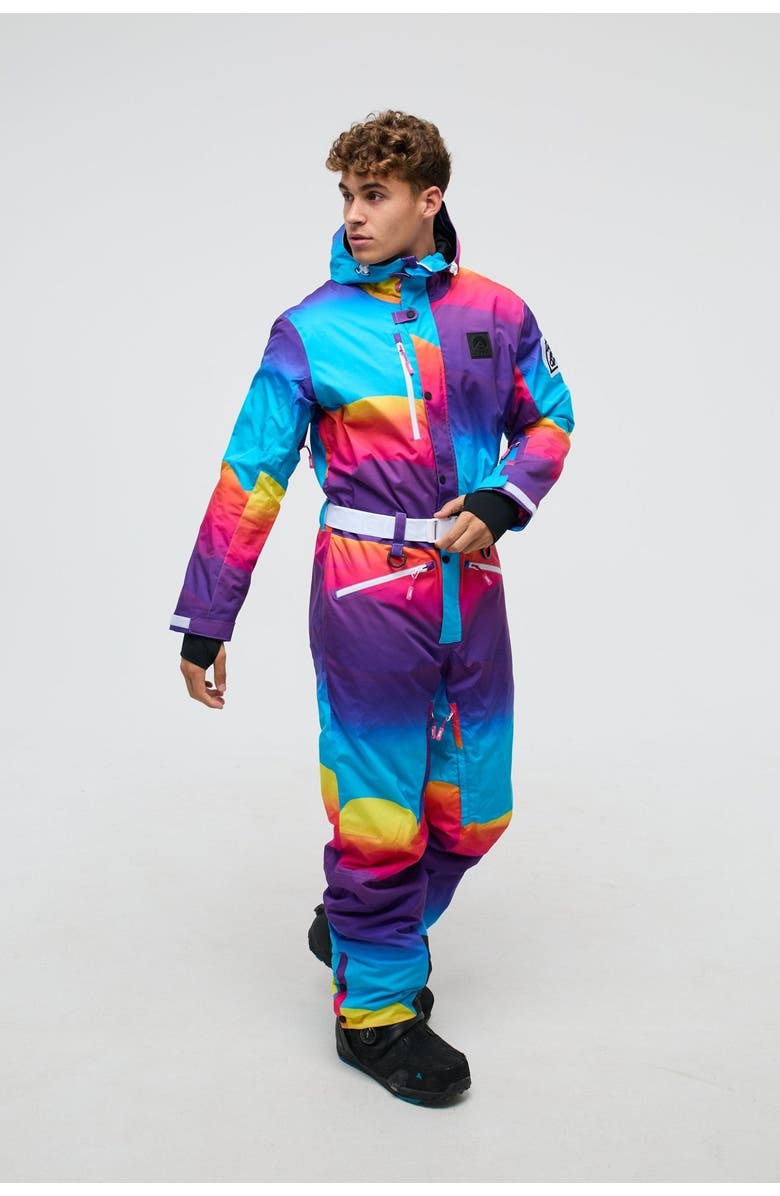 OOSC Mambo Sunset Ski Suit - Men's, Alternate, color, Multi-Colour