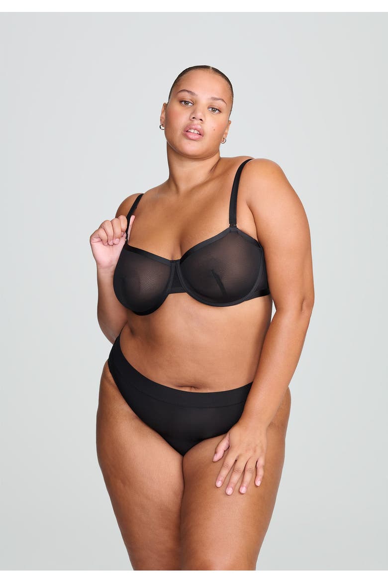 The Balconette, Alternate, color, BLACK