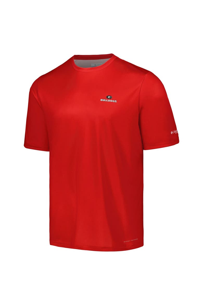 Men's Columbia Red Georgia Bulldogs Terminal Tackle Omni-Shade T-Shirt, Alternate, color, Red