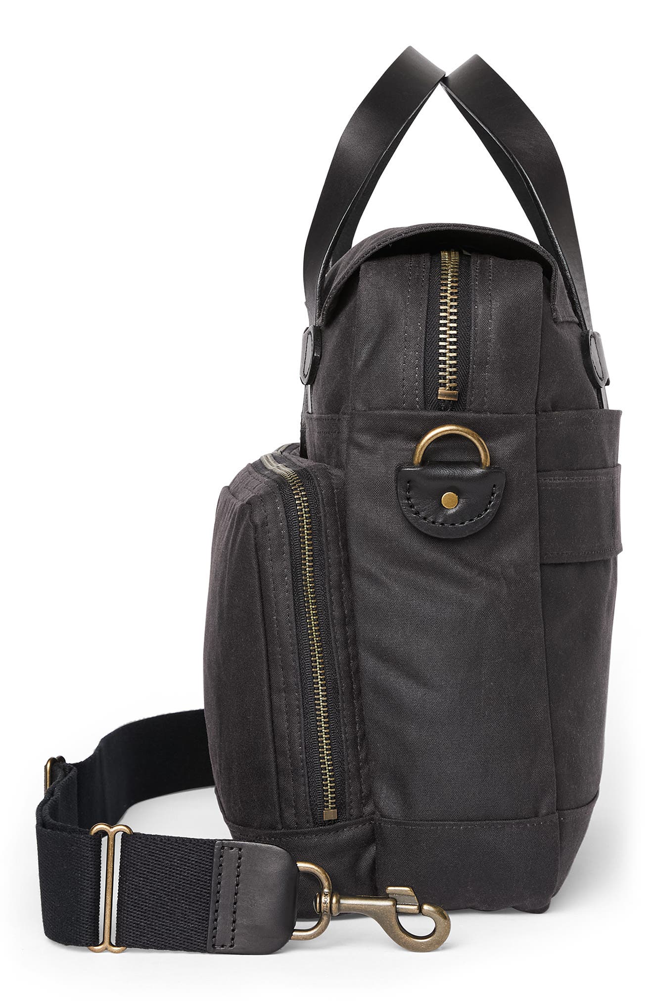 Filson '24 Hour' Tin Cloth Briefcase, Alternate, color, 