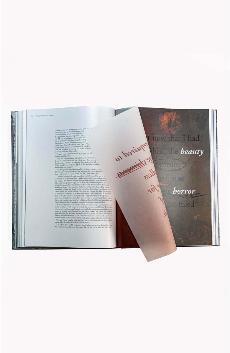 Bond & Grace Frankenstein Art Novel Collector's Edition, Alternate, color, Blue