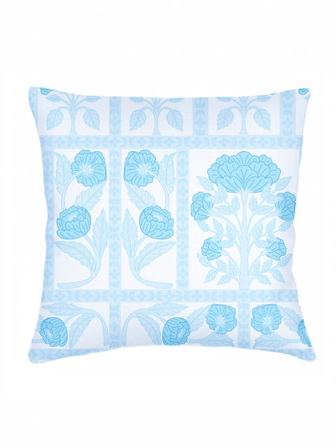 Blossom Field Linen Euro Pillow Cover Only