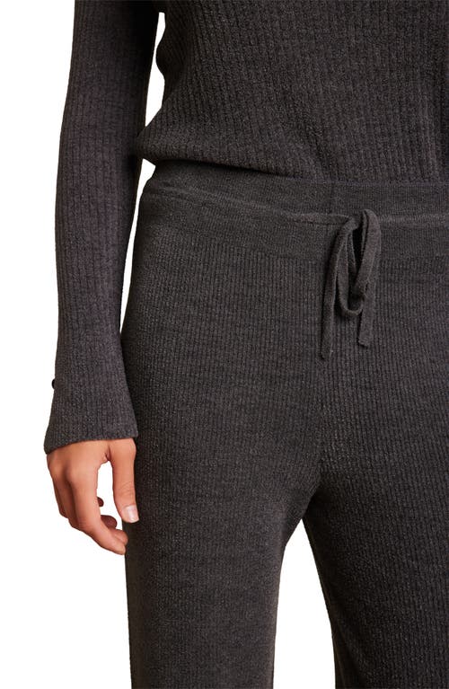 Barefoot Dreams Cozychic® Ultra Lite® Rib Drawstring Pants In Carbon