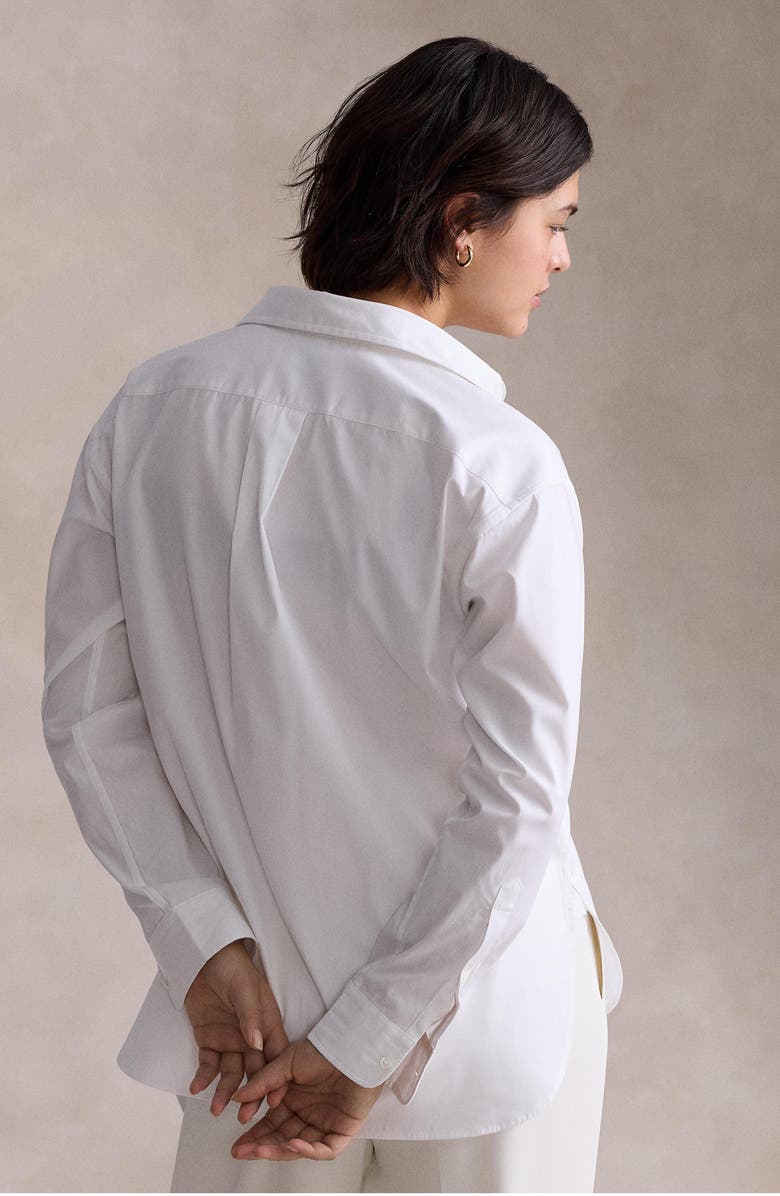 Polo Ralph Lauren Relaxed Fit Cotton Button-Up Shirt, Alternate, color, White