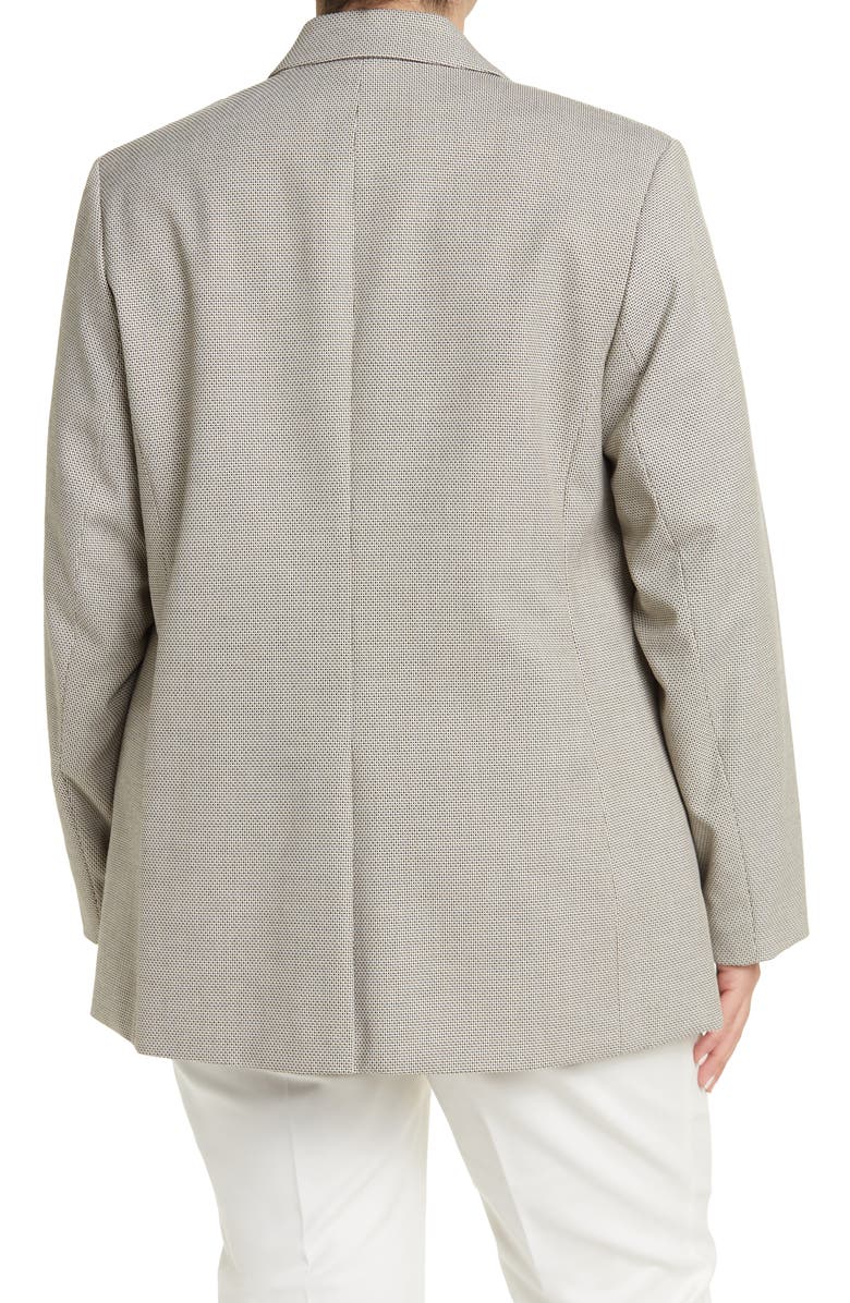 Calvin Klein Pattern One Button Notch Lapel Jacket, Alternate, color, 