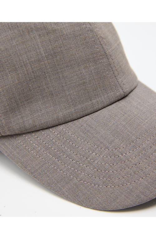 THEORY THEORY MOTION WOOL BLEND BASEBALL CAP 