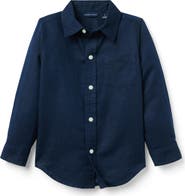 Janie and Jack The Linen-Cotton Shirt
