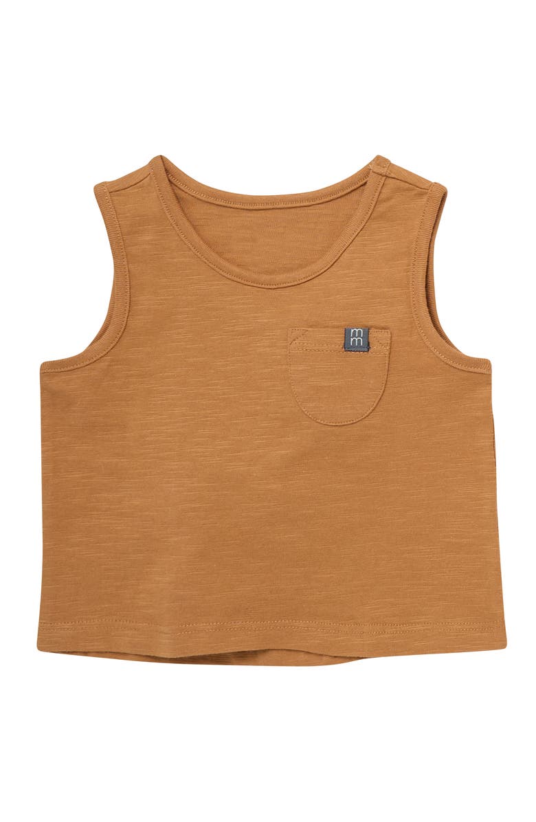 Modern Moments<sup>™</sup> by Gerber Sleeveless Shirt and Shorts Set, Alternate, color, Ivory Sailboats/Md Brown