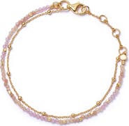 Astley Clarke Gold Fine Biography Mother Of Pearl Bracelet