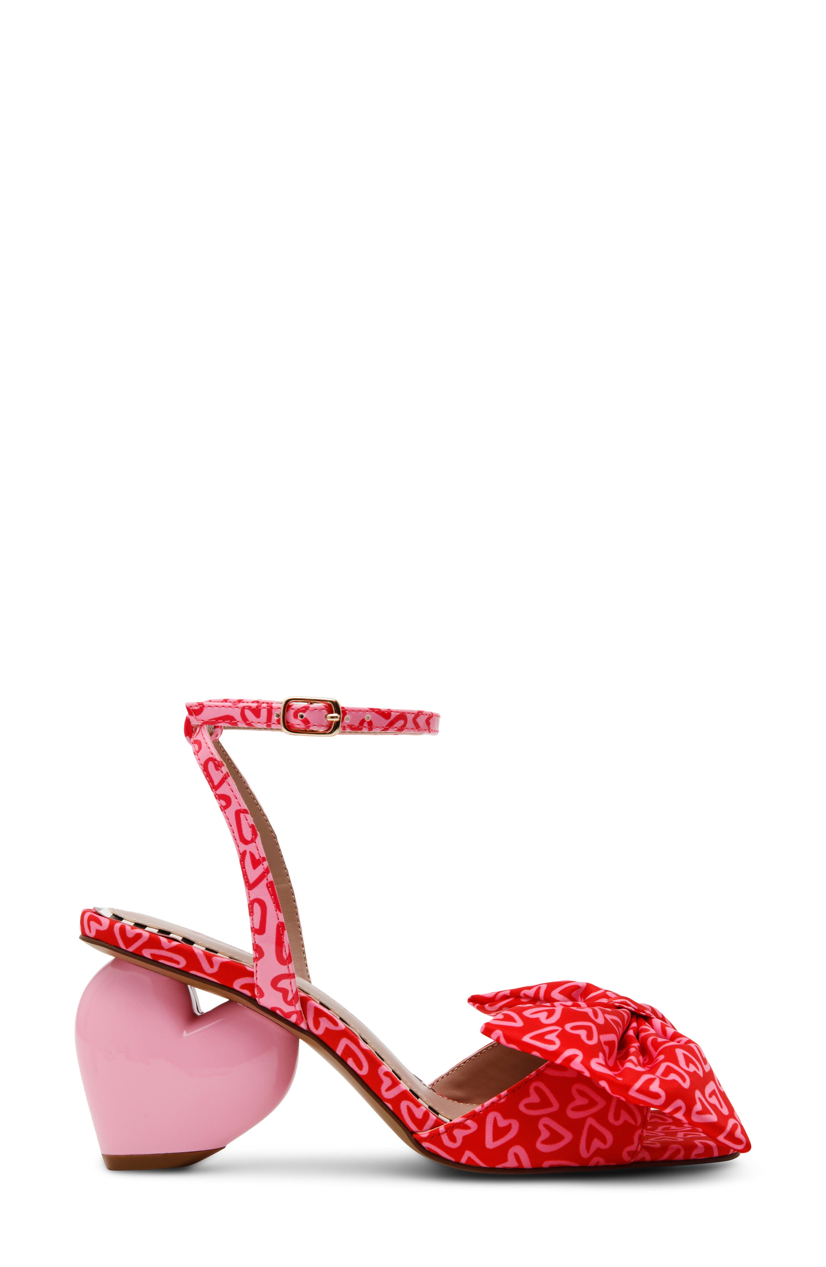 Betsey Johnson Kendal Ankle Strap Sandal, Alternate, color, Red Multi