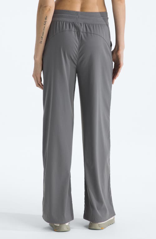 The North Face Aphrodite Arise Wide Leg Pants In Gray