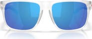 Costa Del Mar Spearo 59mm Polarized Mirrored Rectangular Sunglasses