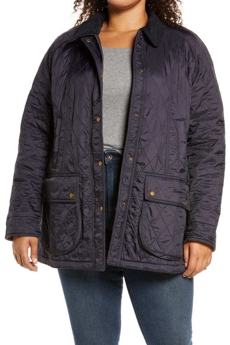 Beadnell Polarquilt Jacket, Main, color, NAVY/ NAVY